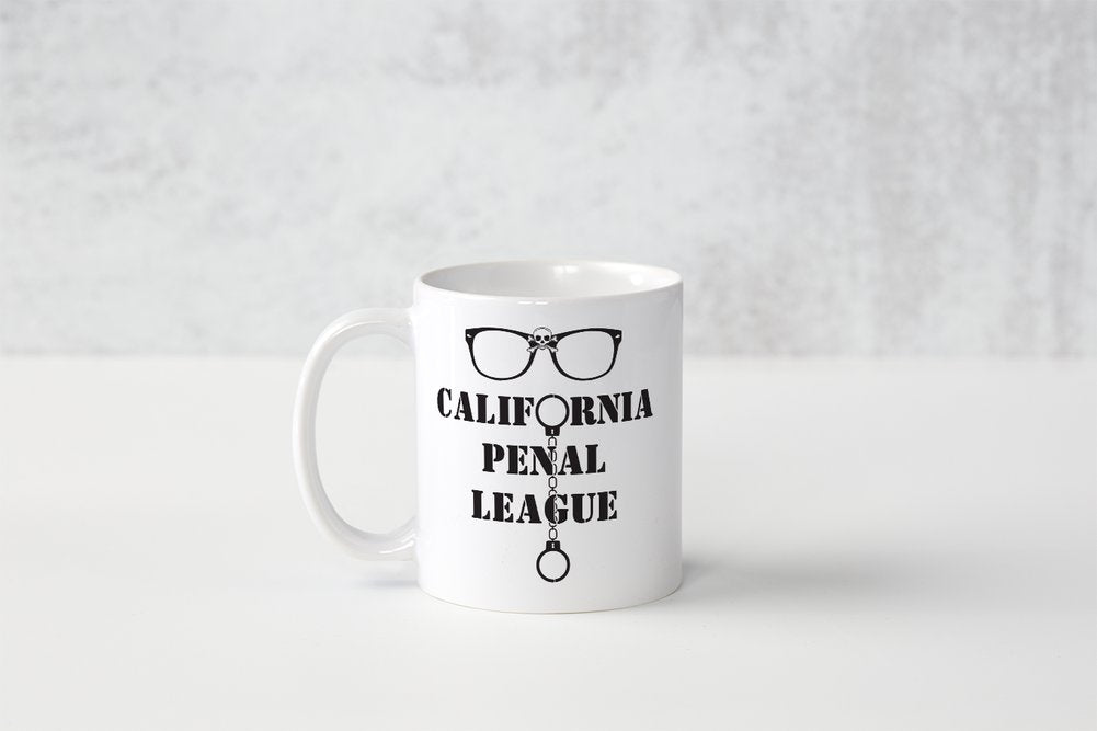 California Penal League Mugs