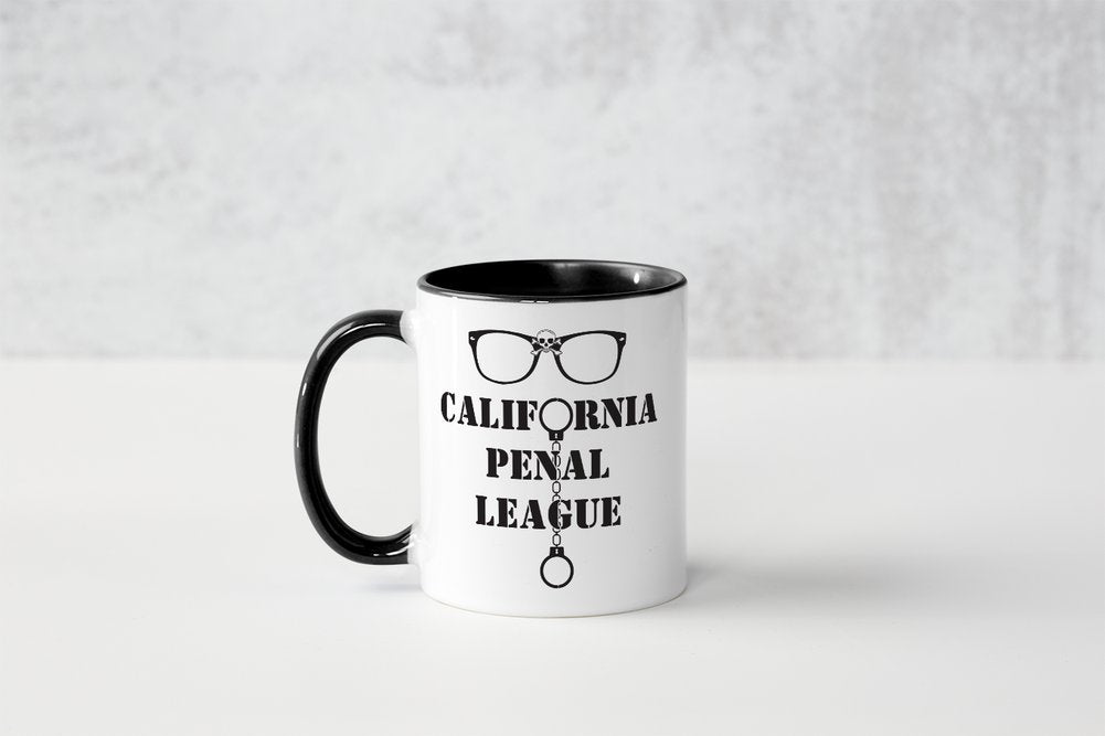 California Penal League Mugs