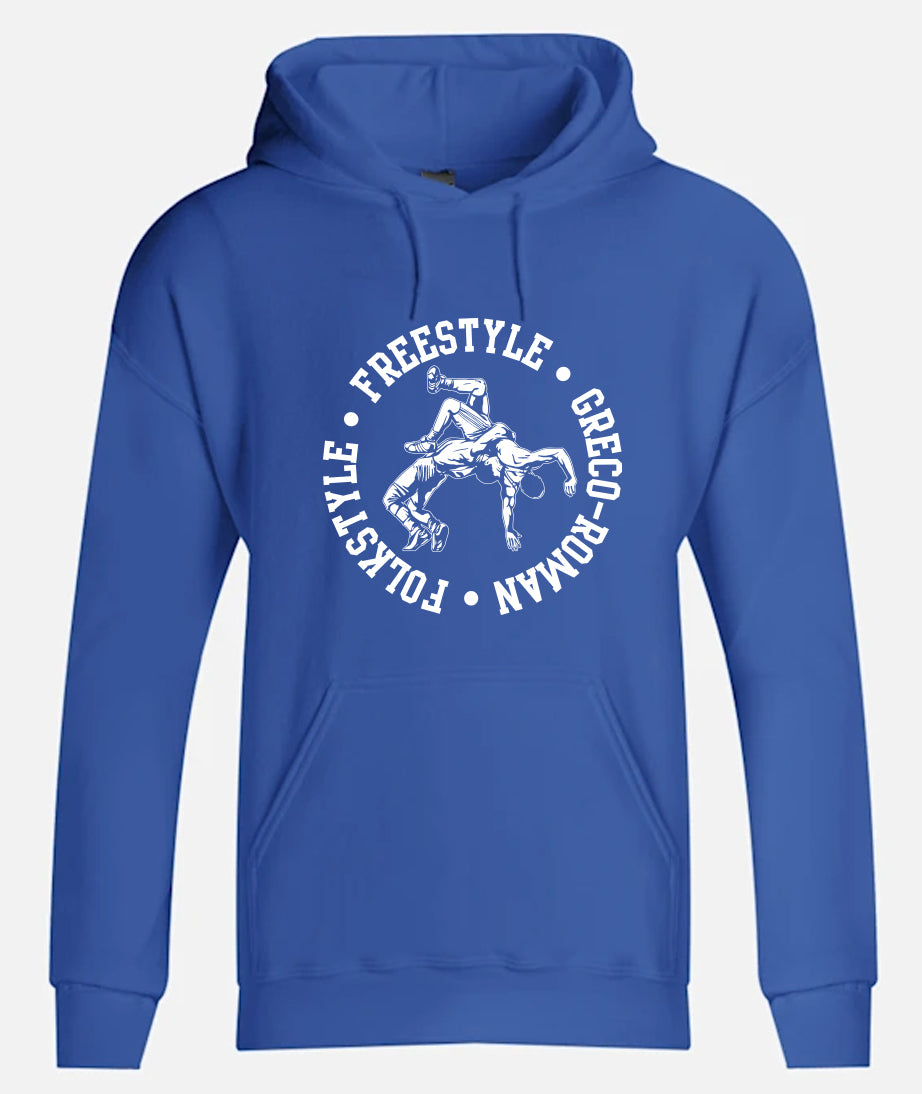Folkstyle Freestyle Greco-Roman 2 Hoodies