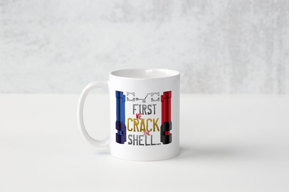Crack the Shell Mugs