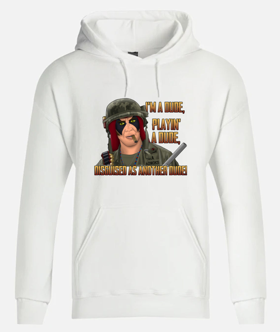 Disguised As Another Dude Hoodies