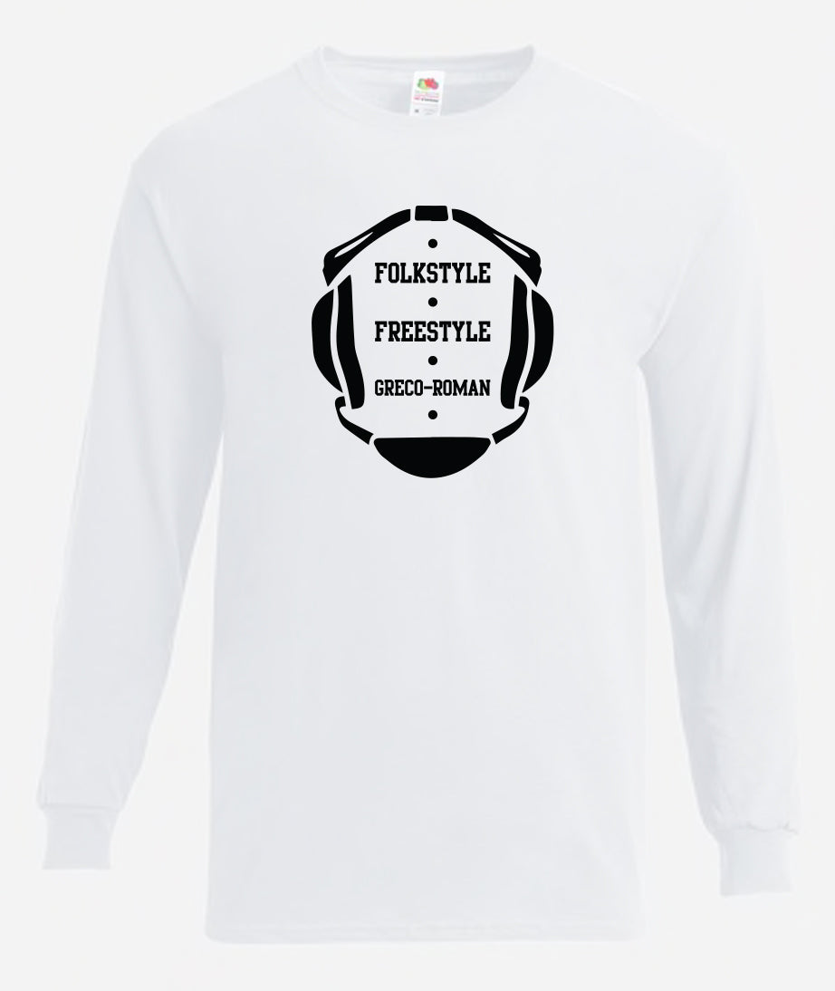 Folkstyle Freestyle Greco-Roman Long Sleeve T-Shirt