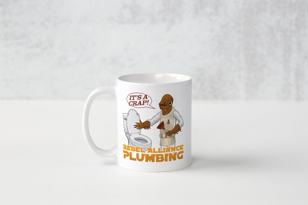 Rebel Alliance Plumbing Mugs  DragonStar, Ink